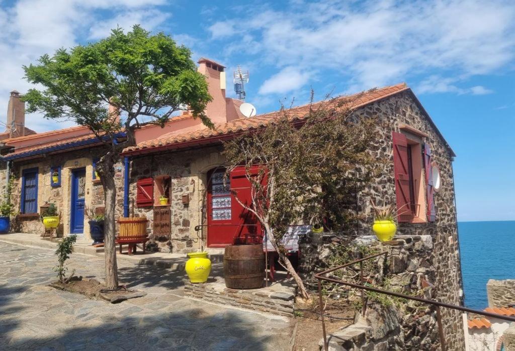 Maison Sur La Roche, Vue Mer Exceptionnelle, Parking Prive, Quartier Historique, Calme Villa Collioure Exterior foto